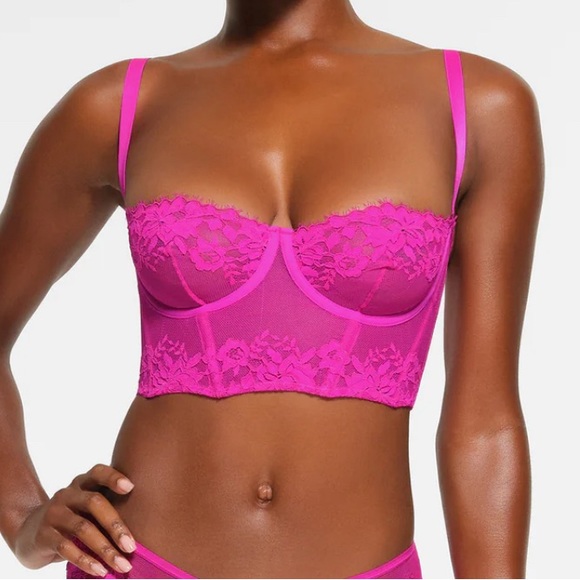 SKIMS UNLINED BALCONETTE CORSET - Picture 1 of 3